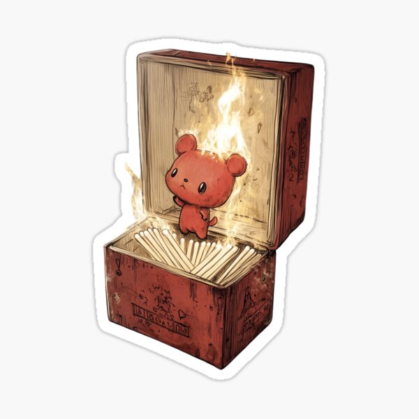 Item preview, Arson Teddy designed and sold by junkyardcollage.