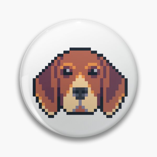 Item preview, Pixel Art Portrait of a Basset Hound designed and sold by K1llexx.