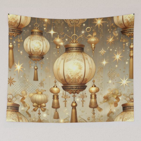 Item preview, Lanterns of New Year Glow designed and sold by BobArtGallery.