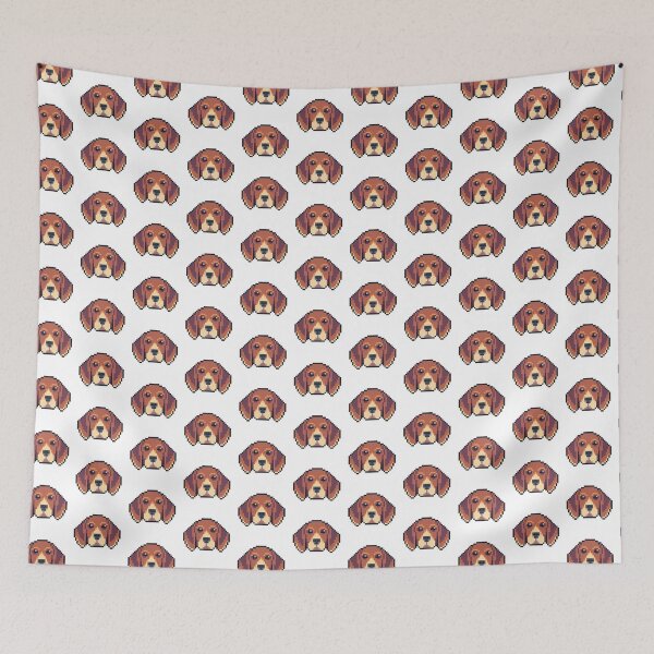 Item preview, Pixel Art Portrait of a Basset Hound designed and sold by K1llexx.