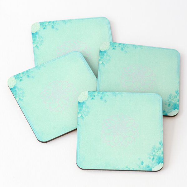 Item preview, Vintage Floral Stationary2-Bright Blue designed and sold by Mystic Garden Design.