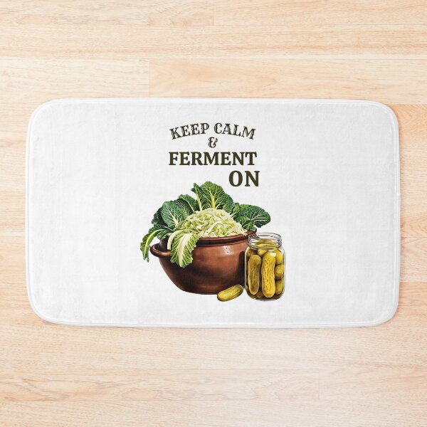 Item preview, Keep Calm & Ferment On – A Homestead Kitchen Classic! designed and sold by Dopamine Daydream.