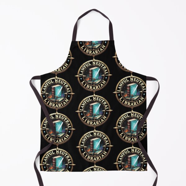 Item preview, Lawful Neutral RPG Librarian designed and sold by CrownedCanvas.