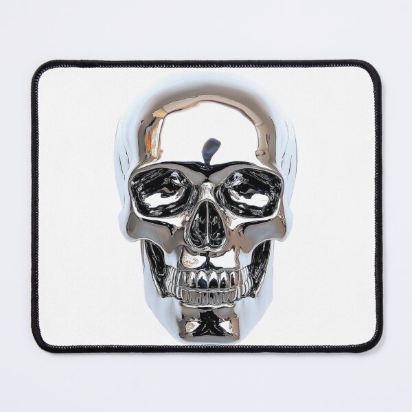 Item preview, silver liquid metal skull designed and sold by DragonflyLP.