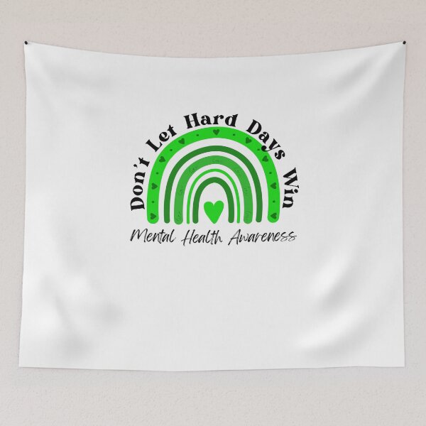 Item preview, Don't Let Hard Days Win cute boho rainbow motivational designed and sold by snowry.