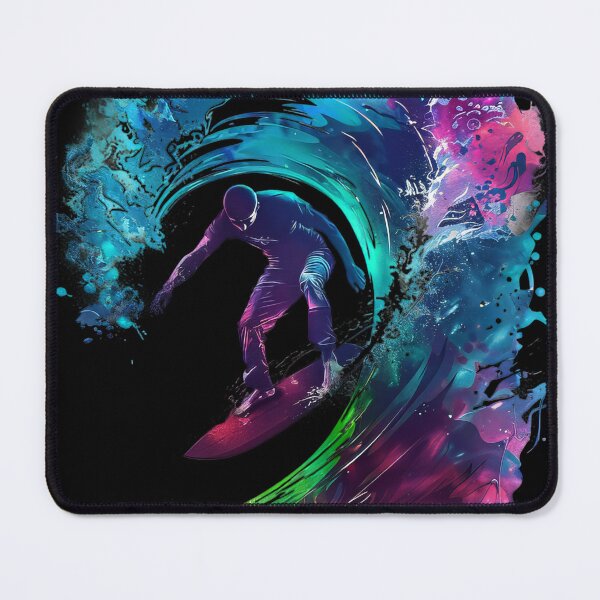 Artikelvorschau, Lebendige Surfwelle – Abstrakte Splash Art entworfen und verkauft von EmiBarDesign.