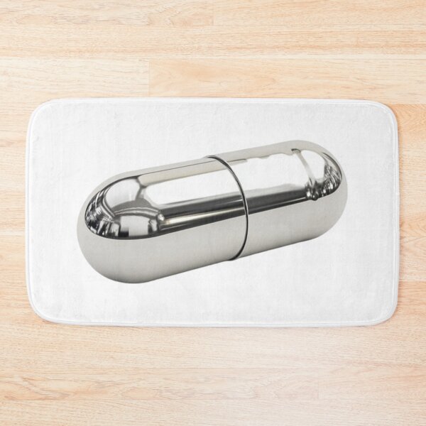 Item preview, liquid metal silver pill designed and sold by DragonflyLP.