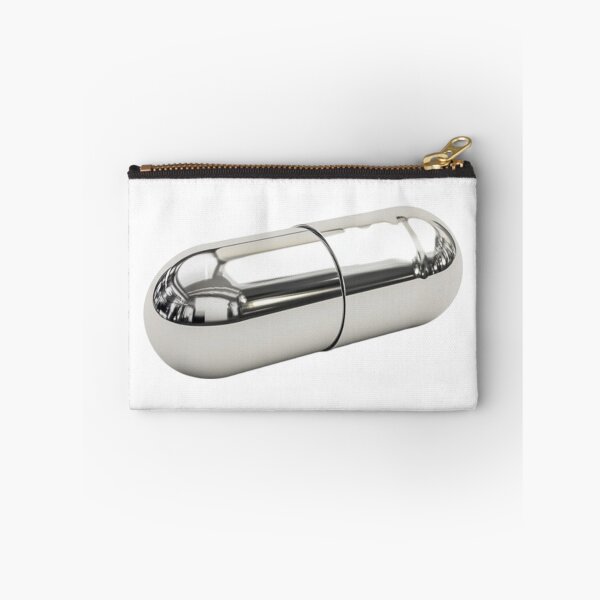 Item preview, liquid metal silver pill designed and sold by DragonflyLP.