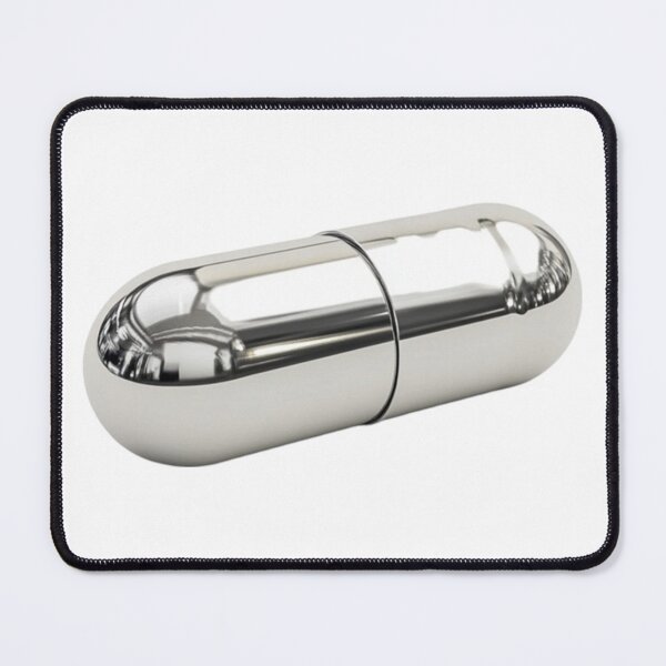 Item preview, liquid metal silver pill designed and sold by DragonflyLP.