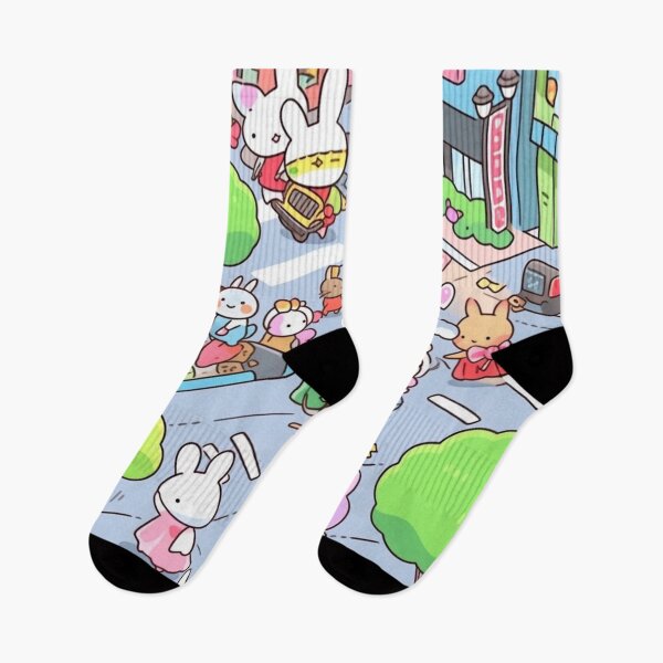 Artikelvorschau, Kawaii Bunny Town entworfen und verkauft von jinwooo.