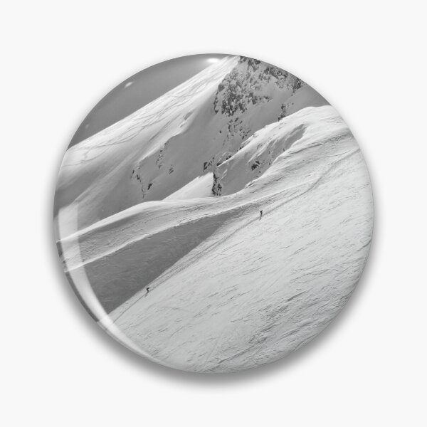Trail to Świnica - Polish Mountains - Poland - Q1-B&W Pin