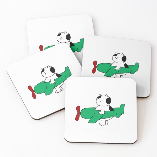 Item preview, a Cat with the airplane toy designed and sold by superbaechoo.