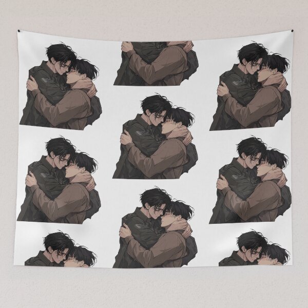 Item preview,  Unbreakable Bonds of the Survey Corps  Levi  Erens Passionate Embrace designed and sold by Innamalinka.