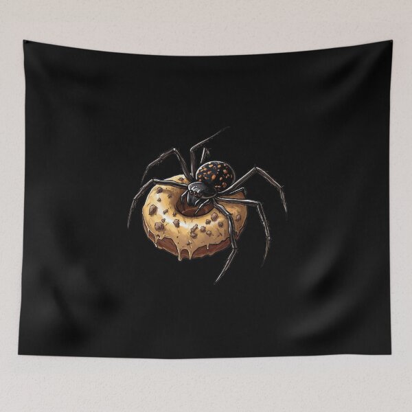 Item preview, Donut Spider Funny Creative Motif designed and sold by titanosdesign.