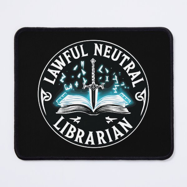Item preview, Lawful Neutral Arcane Scholar designed and sold by CrownedCanvas.