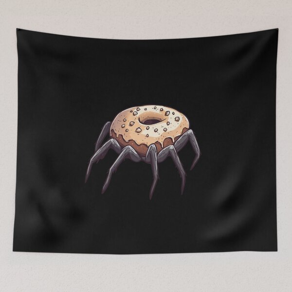 Item preview, Donut Spider Funny Creative Motif designed and sold by titanosdesign.