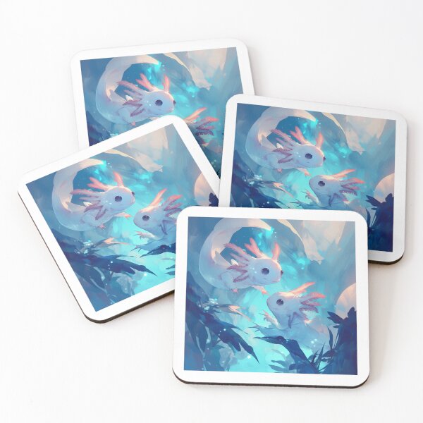 Item preview, Cute two happy axolotls designed and sold by SMARTKIT  DESIGNAGENCY.