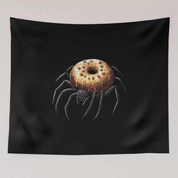 Item preview, Donut Spider Funny Creative Motif designed and sold by titanosdesign.