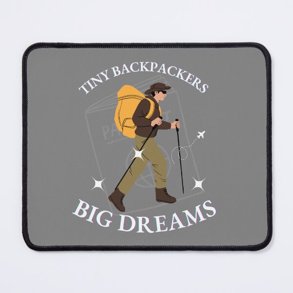 Item preview, Tiny Backpackers, Big Dreams Digital Nomad T-Shirt designed and sold by Ekirush Collection.