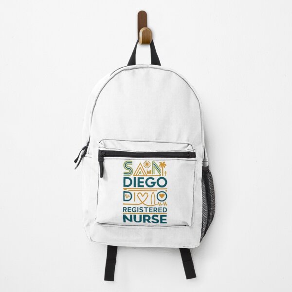 Item preview, Colorful San Diego Registered Nurse Graphic Design | Vibrant Icons & Symbols | Perfect Gift for Nurses designed and sold by MoMidoStore.