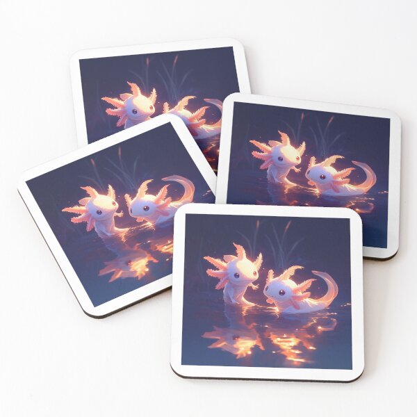Item preview, Cute two happy axolotls designed and sold by SMARTKIT  DESIGNAGENCY.