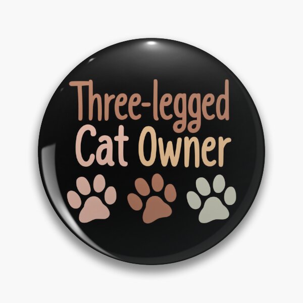 Item preview, Three Legged Cat Owner Tripod designed and sold by MoonMonkeyNbear.