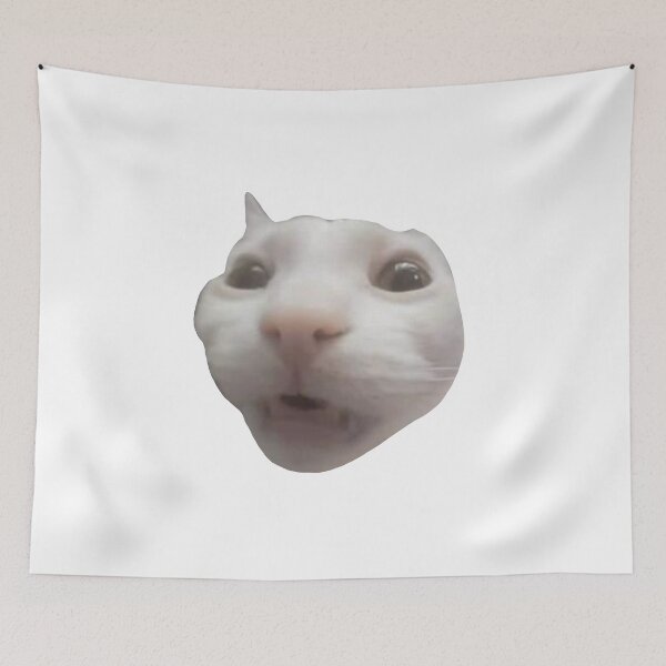 Item preview, MEME Squished Face Cat - Funny & Distorted Look (Collection7-13) designed and sold by MetichaiTH.