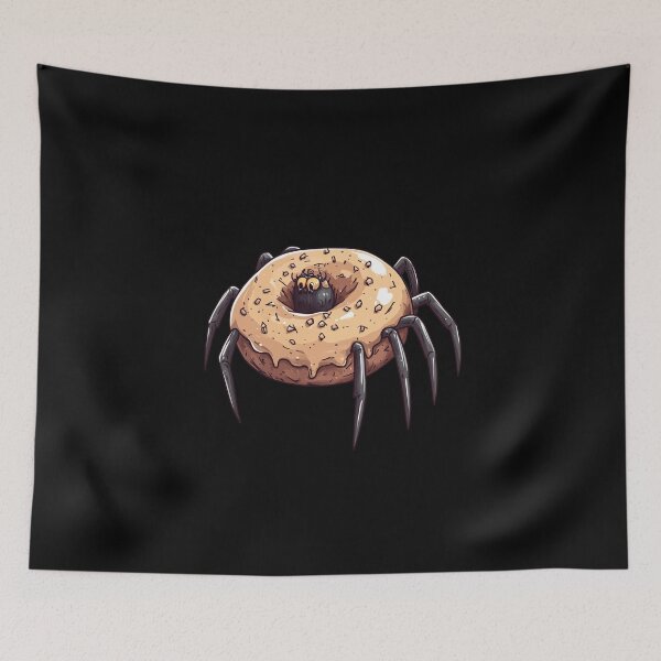 Item preview, Donut Spider Funny Creative Motif designed and sold by titanosdesign.