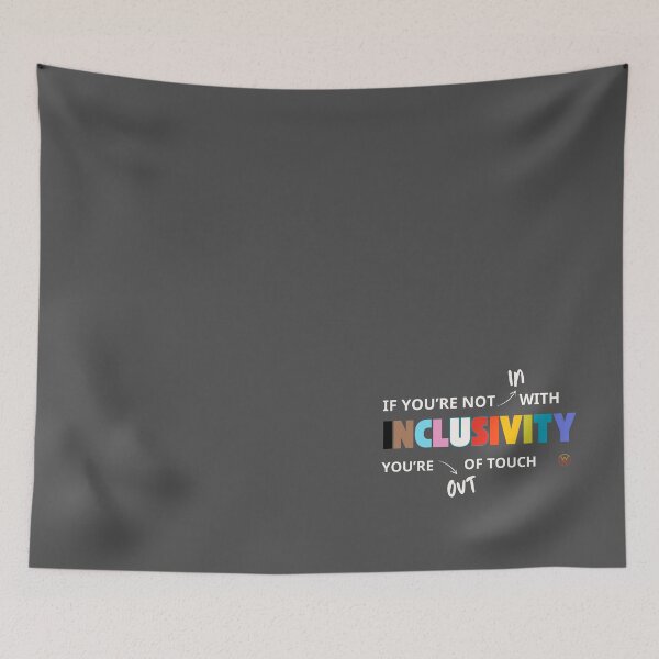 Item preview, IN with Progress Inclusivity - for dark color products designed and sold by WaamScabam.