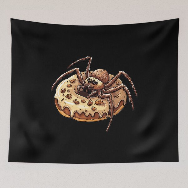 Item preview, Donut Spider Funny Creative Motif designed and sold by titanosdesign.