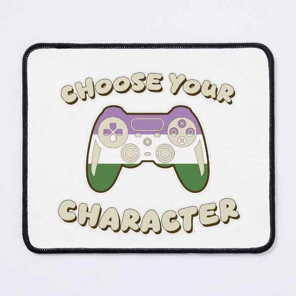 Item preview, LGBTQIA+ Genderqueer Pride Gamer Artwork designed and sold by CC-ArtOnline.