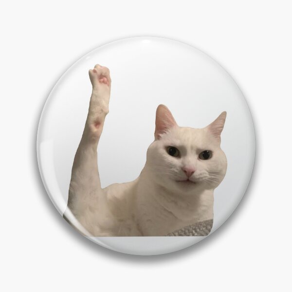 Item preview, MEME Waving Cat - Cute & Friendly Hello (Collection7-15) designed and sold by MetichaiTH.