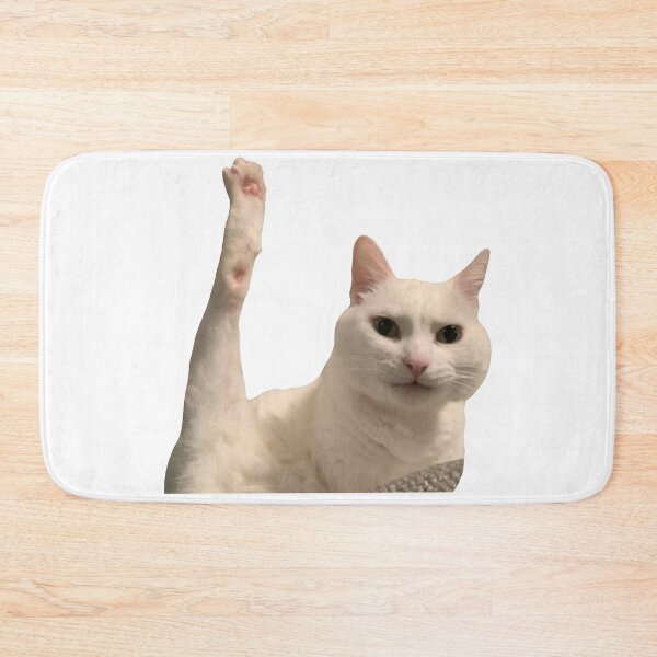 Item preview, MEME Waving Cat - Cute & Friendly Hello (Collection7-15) designed and sold by MetichaiTH.