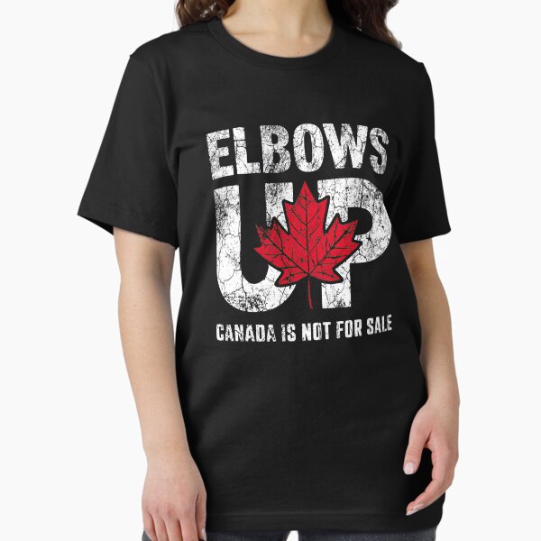 Item preview, Elbows Up Canada Vintage Distressed Canadian Pride designed and sold by lauradumitriu.