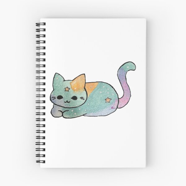 Item preview, Space Kitten with Stars designed and sold by Farbenmieze.