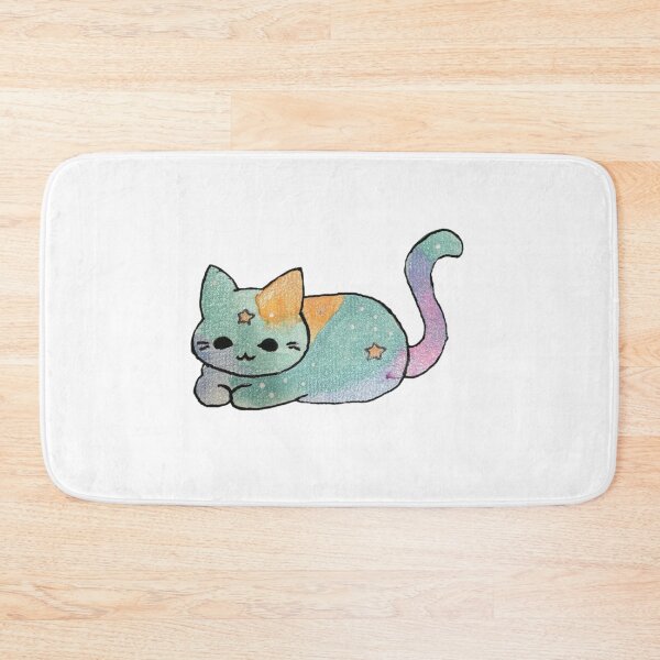 Item preview, Space Kitten with Stars designed and sold by Farbenmieze.