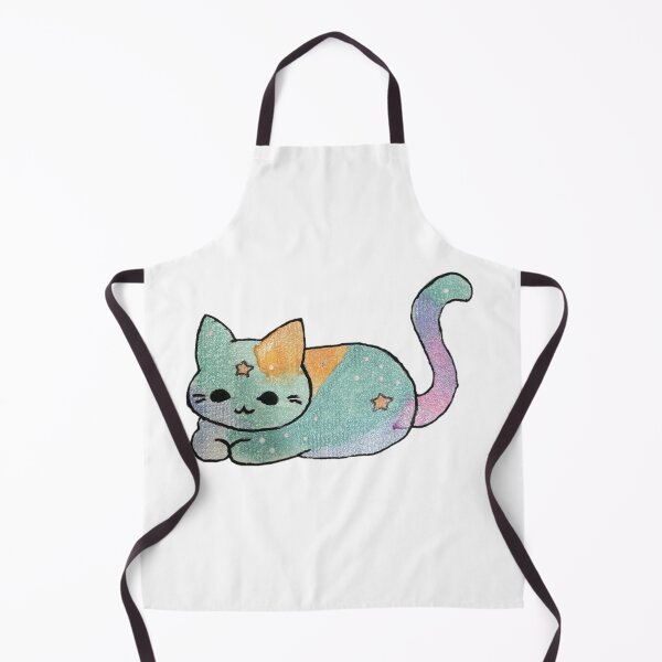 Item preview, Space Kitten with Stars designed and sold by Farbenmieze.