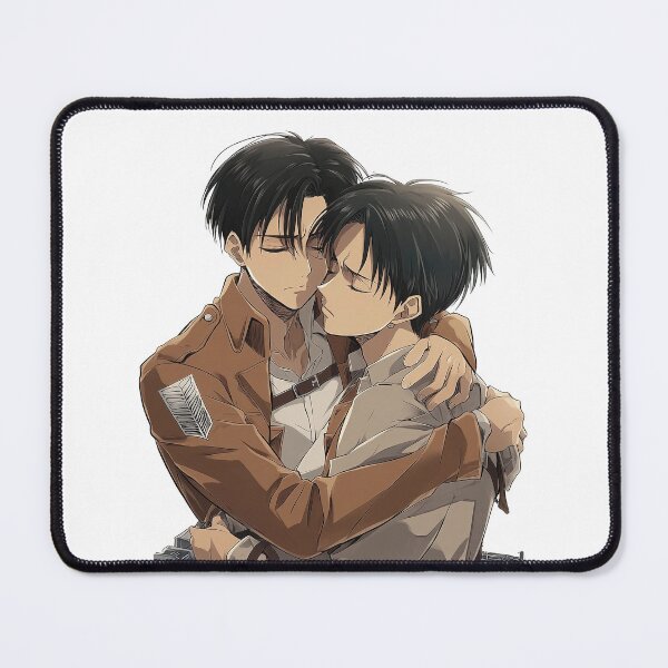 Item preview, Unbreakable Bonds of the Survey Corps Levi Erens Passionate Embrace designed and sold by Innamalinka.