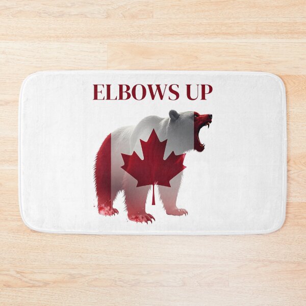 Item preview, Elbows Up:  Fierce Canadian Spirit Grizzly Bear Art designed and sold by elynne9.