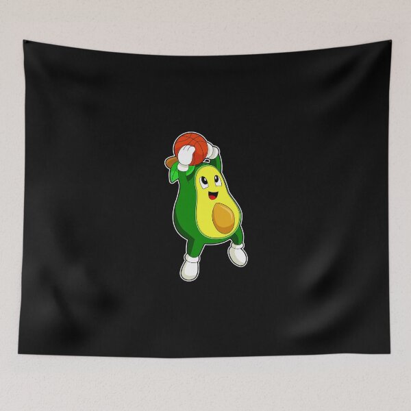 Item preview, Avocado Basketball Player Basketball designed and sold by Masonixem.
