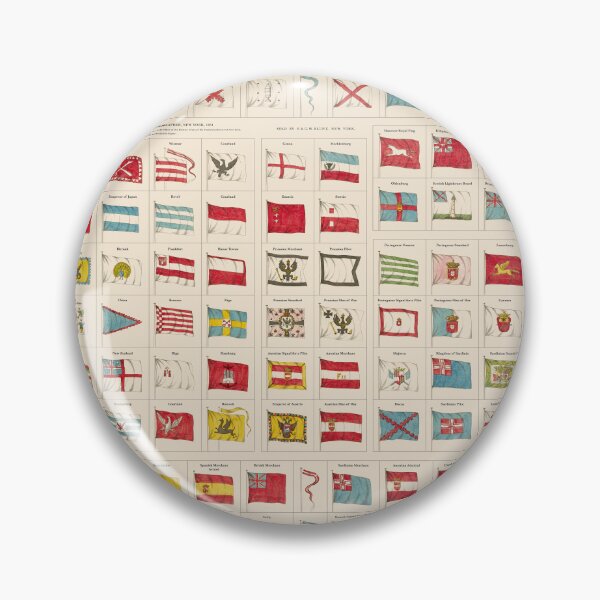Item preview, The Maritime Flags of All Nations, 1851 designed and sold by Craphe.