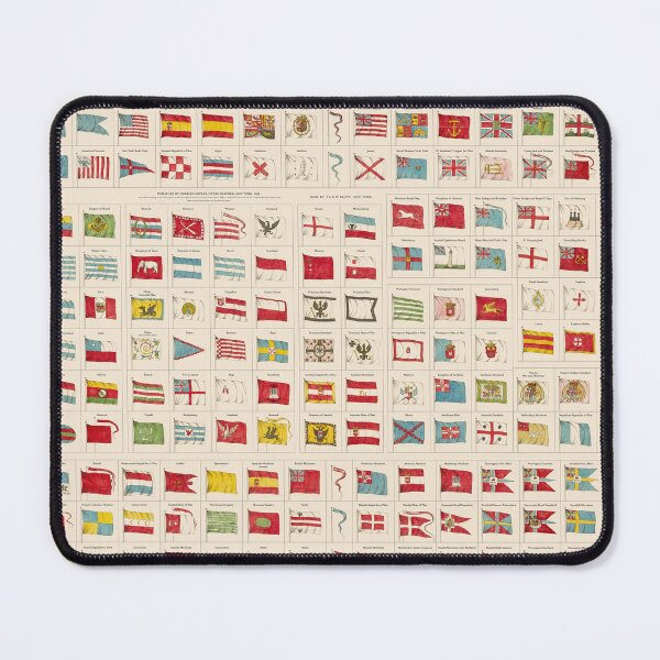 Item preview, The Maritime Flags of All Nations, 1851 designed and sold by Craphe.