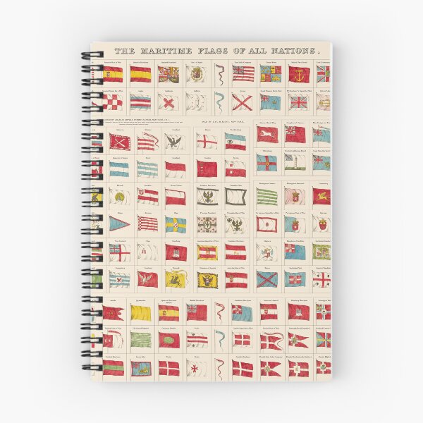 Item preview, The Maritime Flags of All Nations, 1851 designed and sold by Craphe.