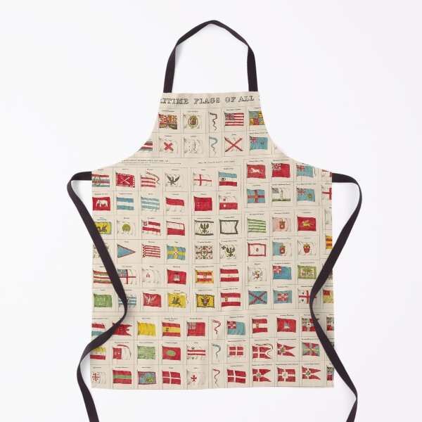 Item preview, The Maritime Flags of All Nations, 1851 designed and sold by Craphe.