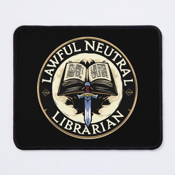 Item preview, Lawful Neutral Arcane Scholar Emblem designed and sold by CrownedCanvas.