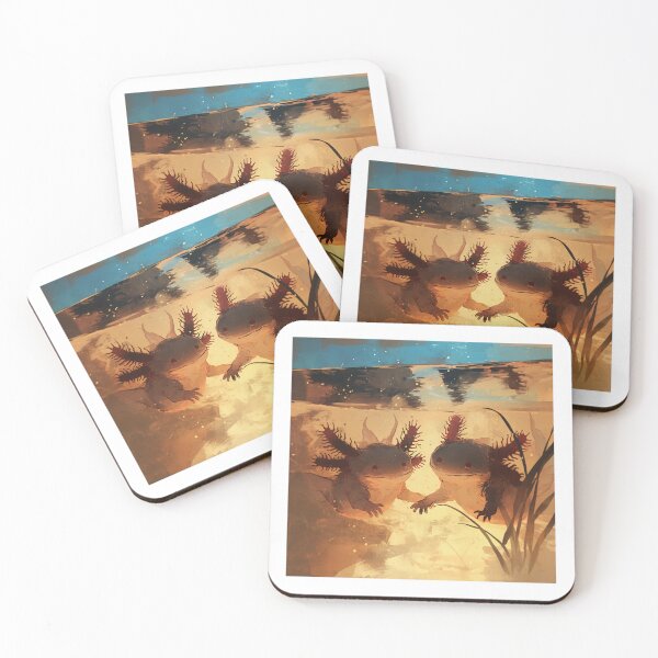 Item preview, Cute two happy axolotls designed and sold by SMARTKIT  DESIGNAGENCY.