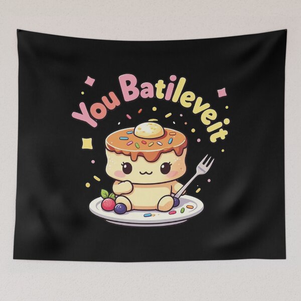Item preview, You Batileveit Cat Happy Pancake Day designed and sold by GraphiQTees.