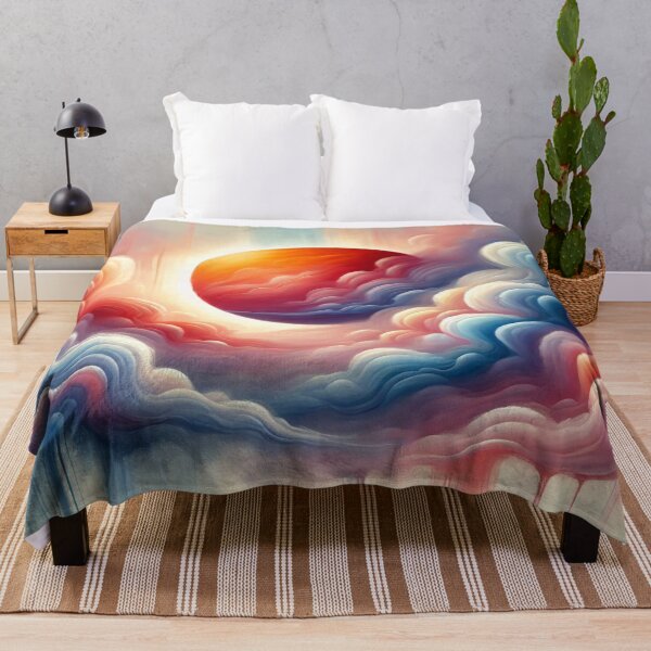 Item preview, "Melting Sun and Clouds – Abstract Vision" designed and sold by Macajuba Design .