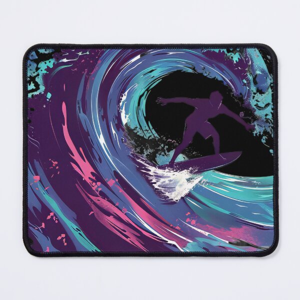 Artikelvorschau, Lebendige Surfwelle – Abstrakte Splash Art entworfen und verkauft von EmiBarDesign.