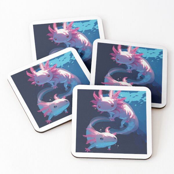 Item preview, Cute two happy axolotls designed and sold by SMARTKIT  DESIGNAGENCY.